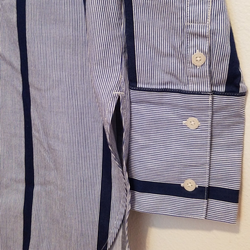 NEW Madewell Striped Button Down Tunic - Picture 4 of 4